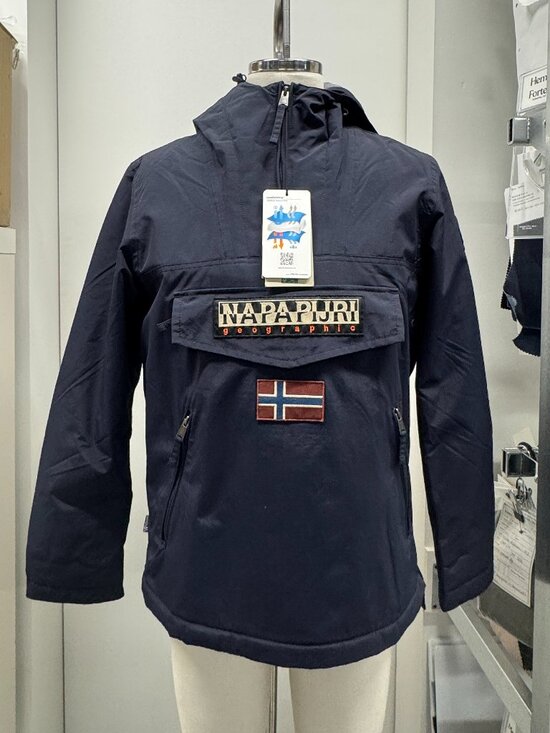 Napapijri Other - Napapijri Men’s Navy Blue Rainforest Anorak Jacket – Pullover